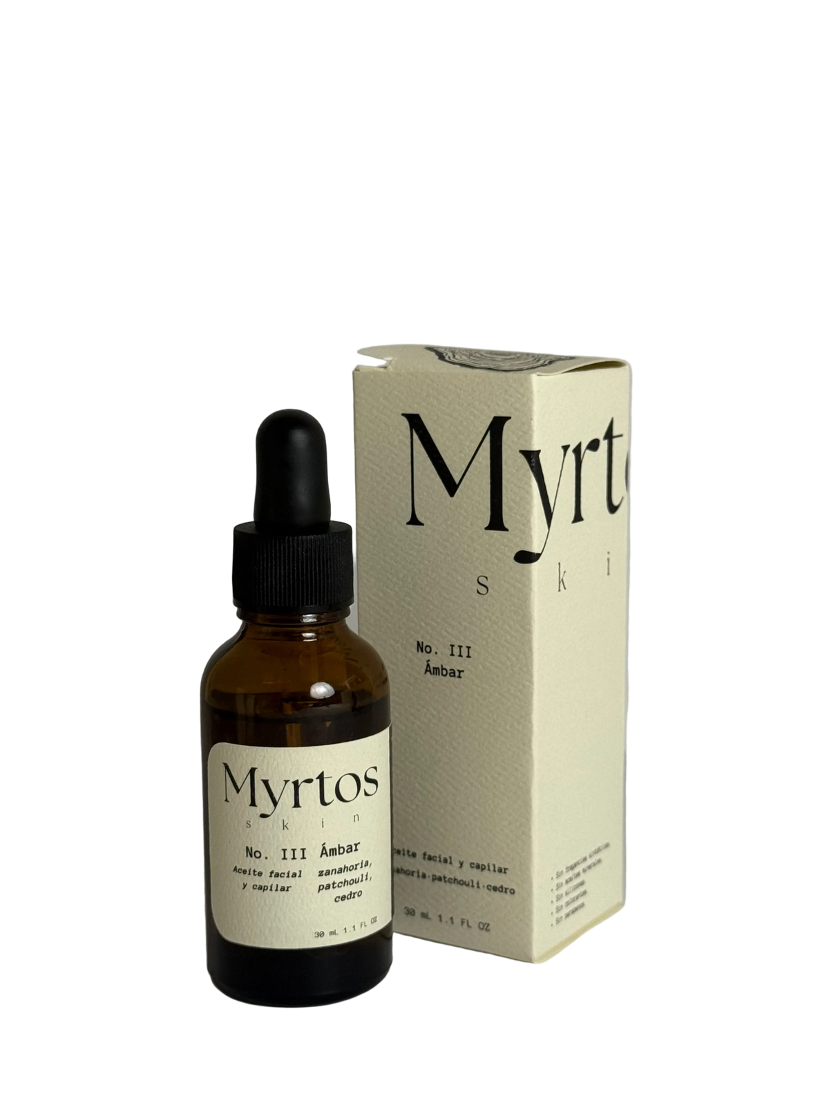 III Ámbar Aceite Facial y Capilar